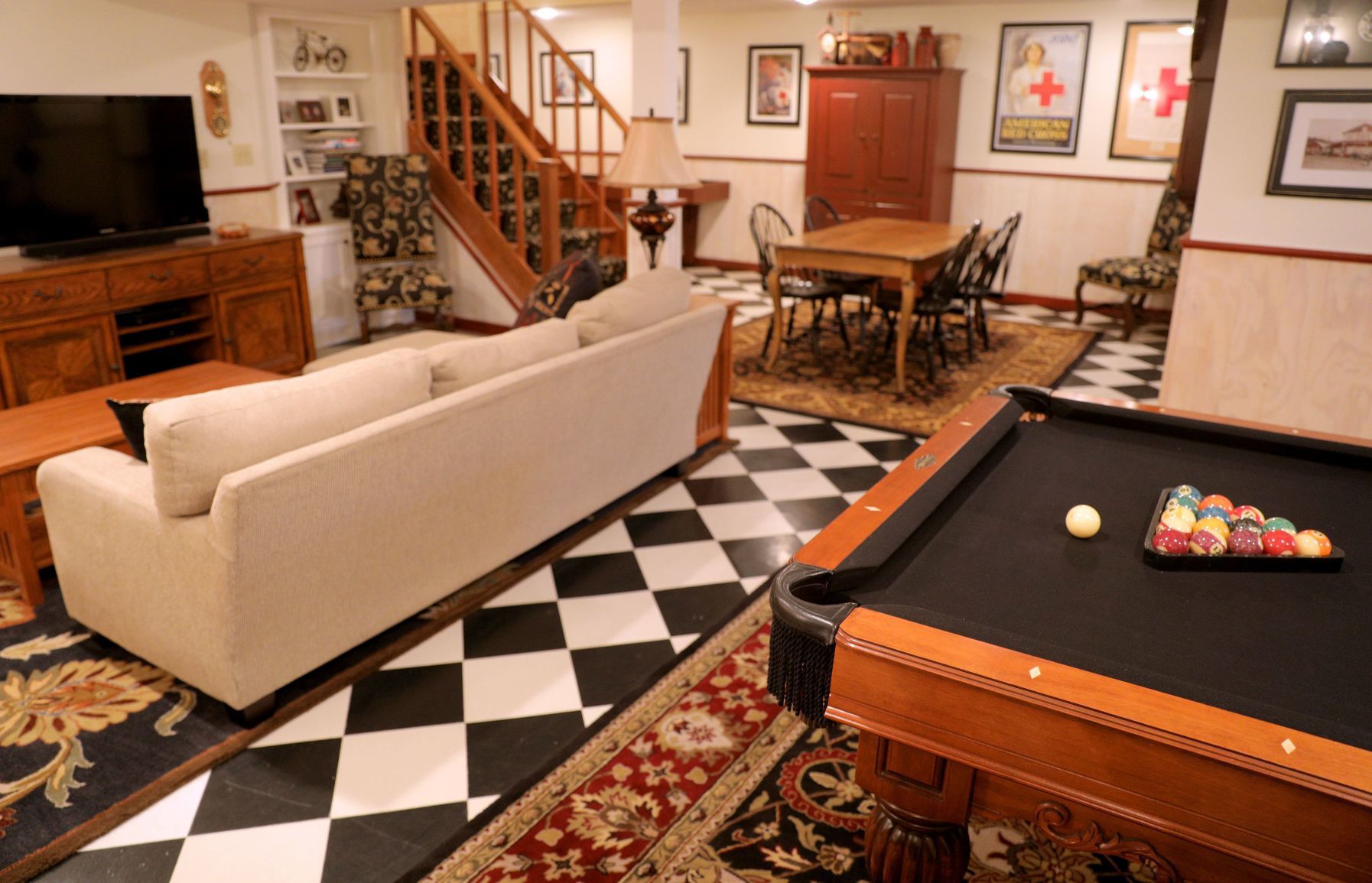 At home: The Wiese's Williamsburg home